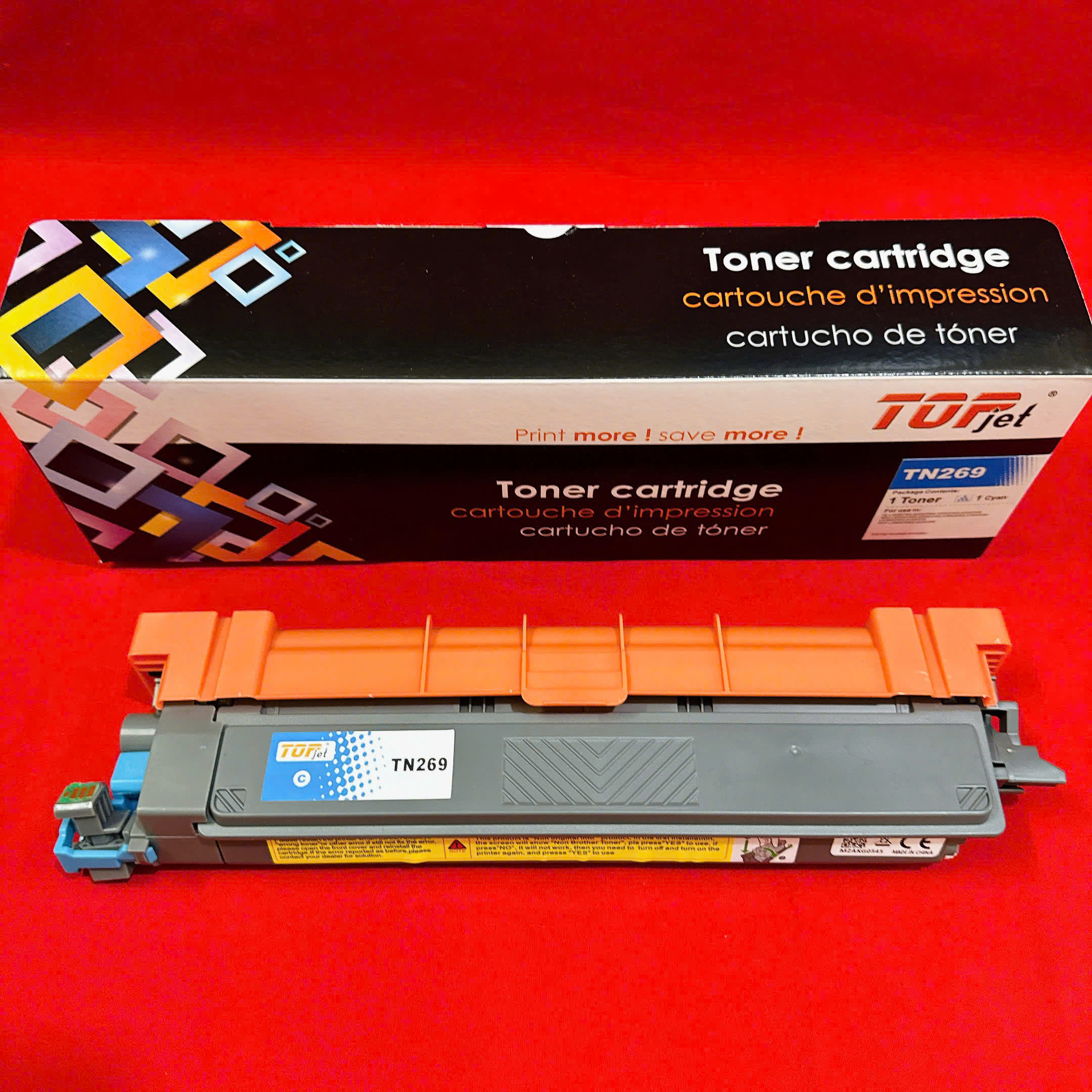 Hộp mực TN269 Topjet CÓ CHIP dùng cho máy in Brother HL L3240CDW L3280CDW L3560CDW MFC L3760CDW/ L8340CDW - hàng chính hãng