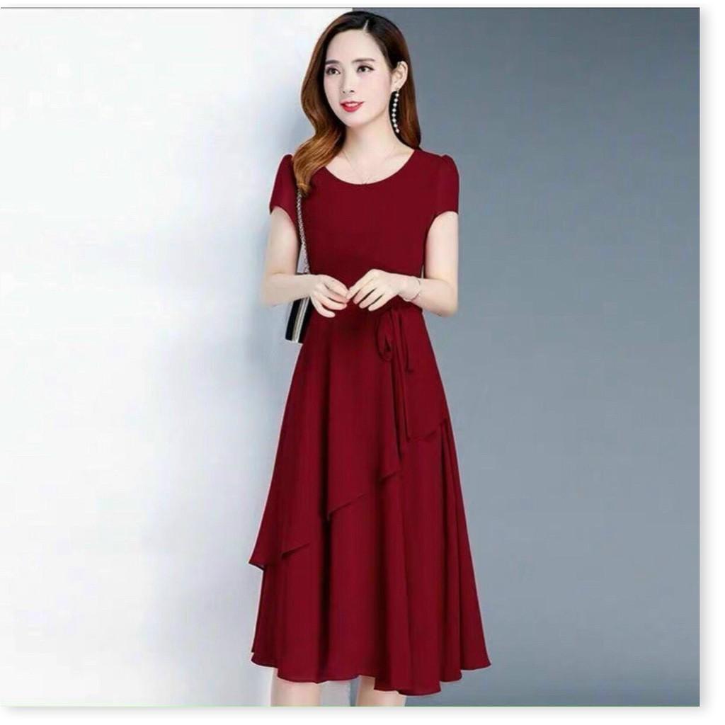 ĐẦM VOAN Y,THIẾT KẾ HỌA TIẾT TRƠN NHƯNG KHÔNG KÉM PHẦN SANG TRỌNG,ĐẶC BIỆT LÀ CHẤT LIỆU VÃI THOÁNG MÁT HỢP THỜI TRANG 1H