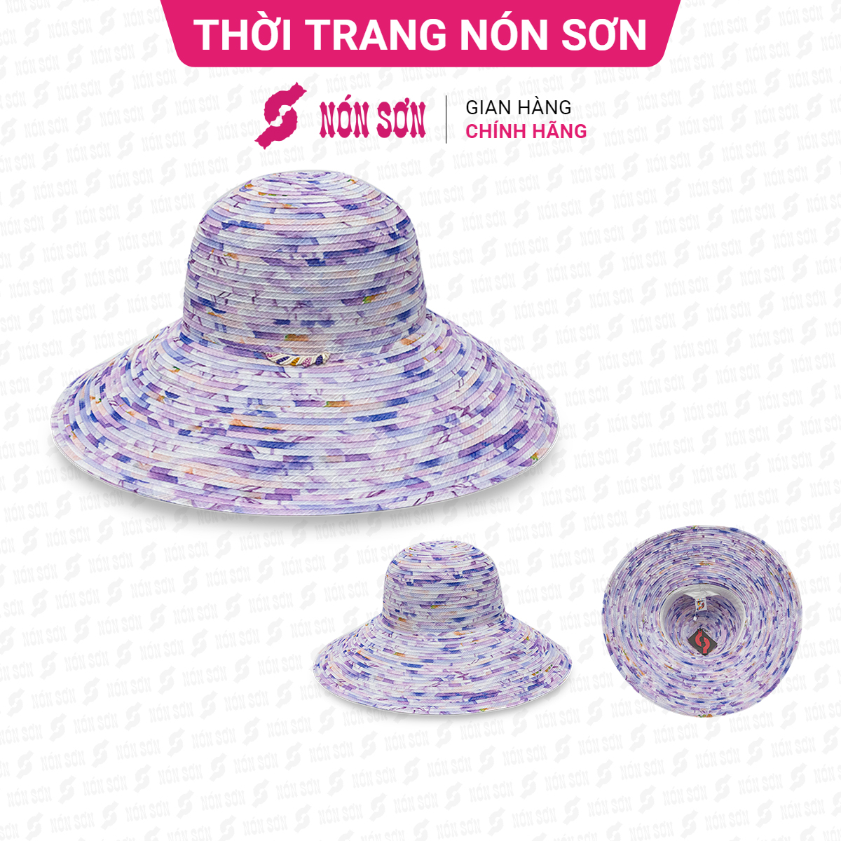 Mũ vành thời trang NÓN SƠN chính hãng XH001-3D-TM1HV