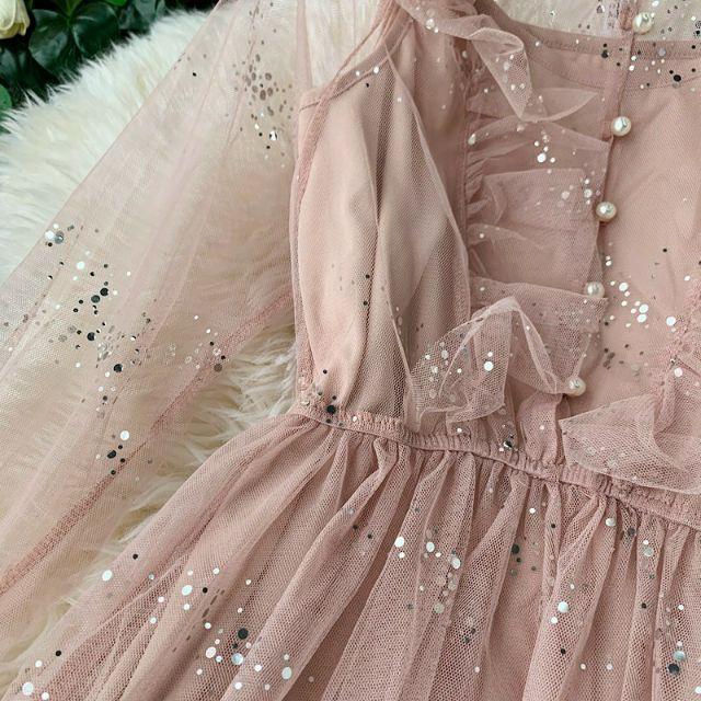 Đầm ren tiểu thư phong cách Ulzzang - Hàng có sẳn
