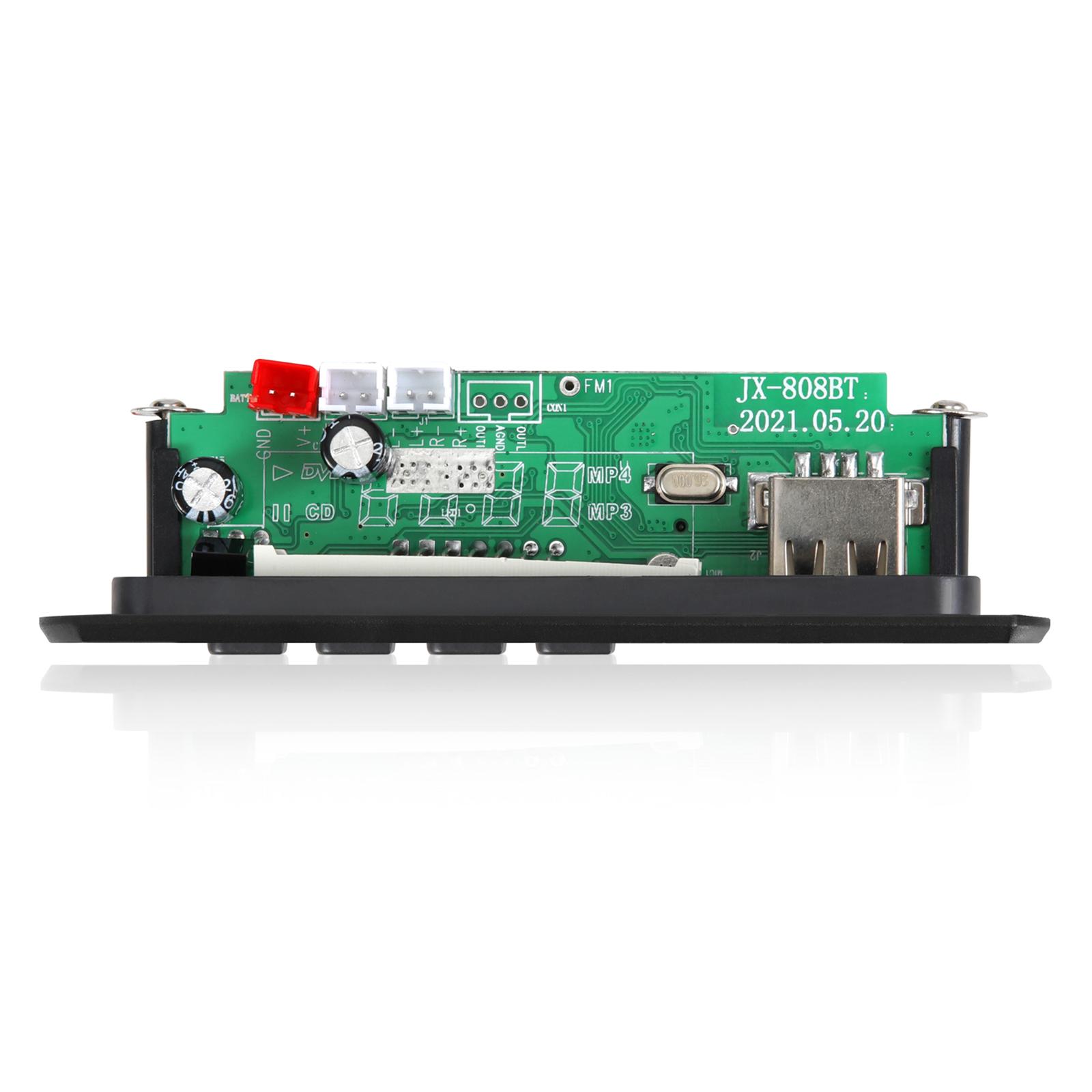 Car MP3 Decoder Board FM Radio Bluetooth Speaker Module Support USB TF AUX