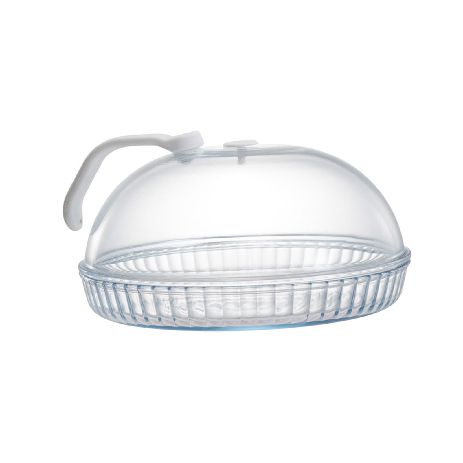 Microwave Splatter Cover with Handle Dia 28.5cm Reusable  Cover