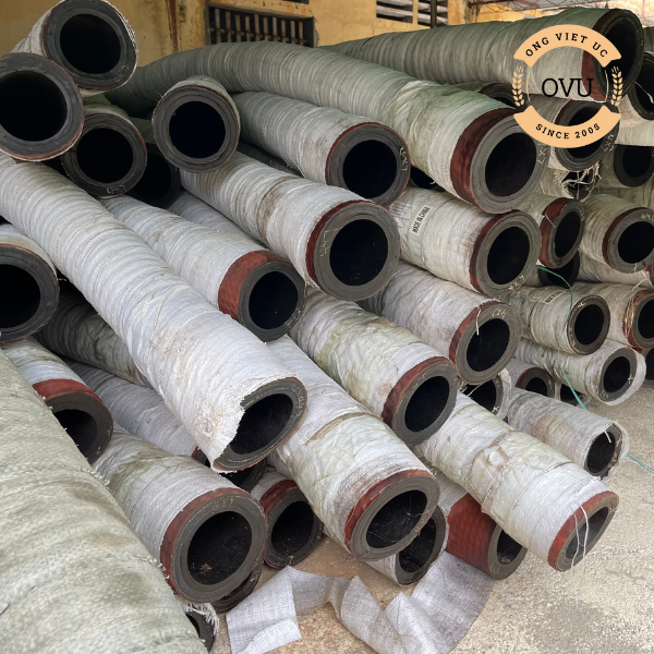 Ống cao su bố thép phi 100mm - Ống rồng hút bùn cát