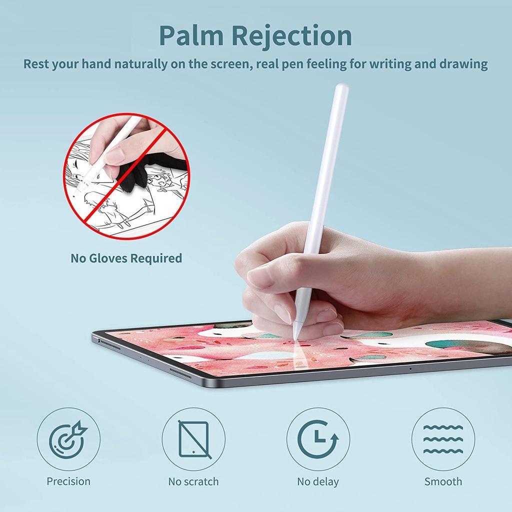Bút cảm ứng Stylus Pencil Gen 14 - Chống chạm nhầm vẽ nét thanh đậm ghi chú thích hợp