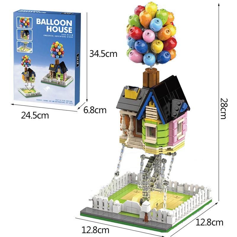 Đồ chơi Lắp ráp Ngôi Nhà Bay - DK7025 Balloon House - Xếp hình thông minh - Đồ chơi trí tuệ