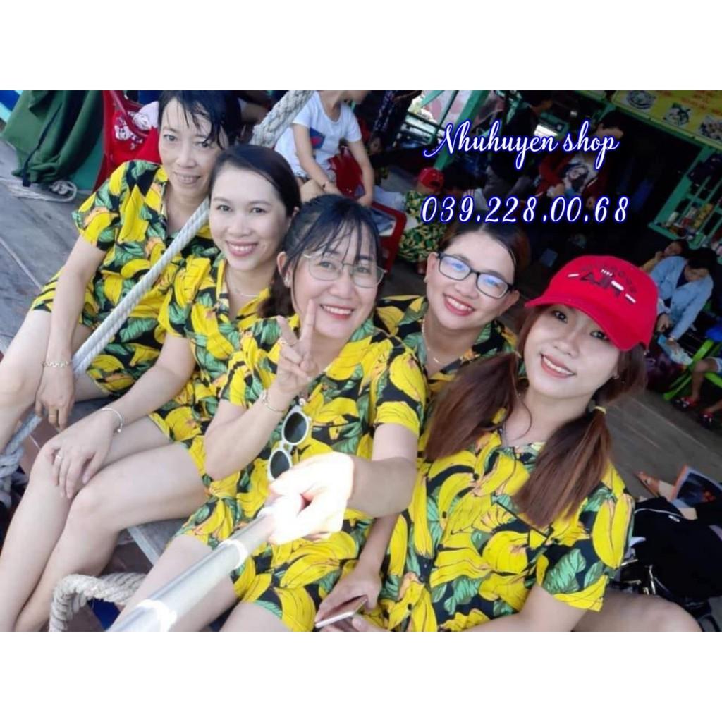 Bộ trái cây - họa tiết quả chuối