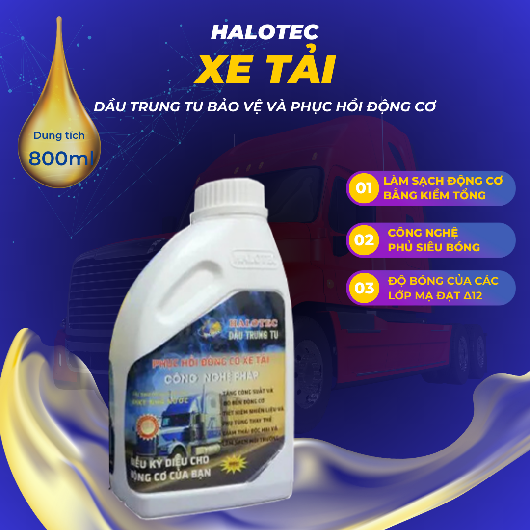 HALOTEC Dầu Trung Tu Phục Hồi Động Cơ