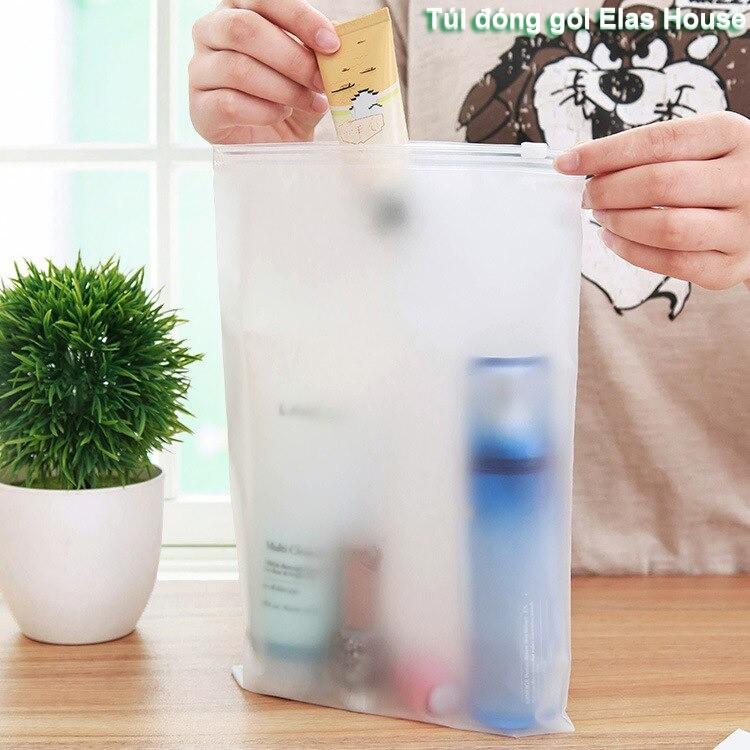 Túi zip lụa mờ đựng quần áo Food Saver túi zip khóa lụa mờ đựng quần áo loại dày chống nước ẩm mốc