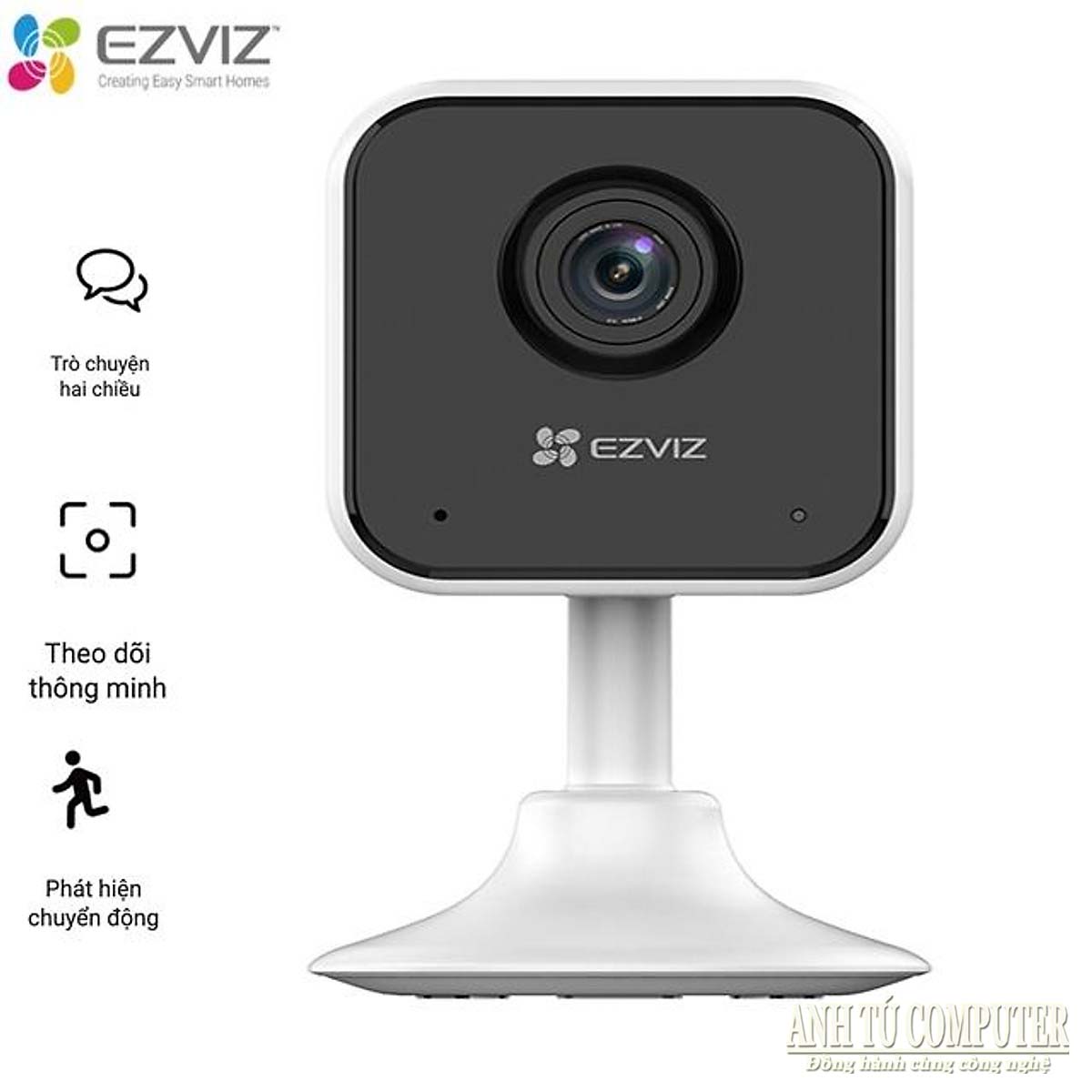 Camera IP Wifi 2MP EZVIZ H1C hàng chính hãng