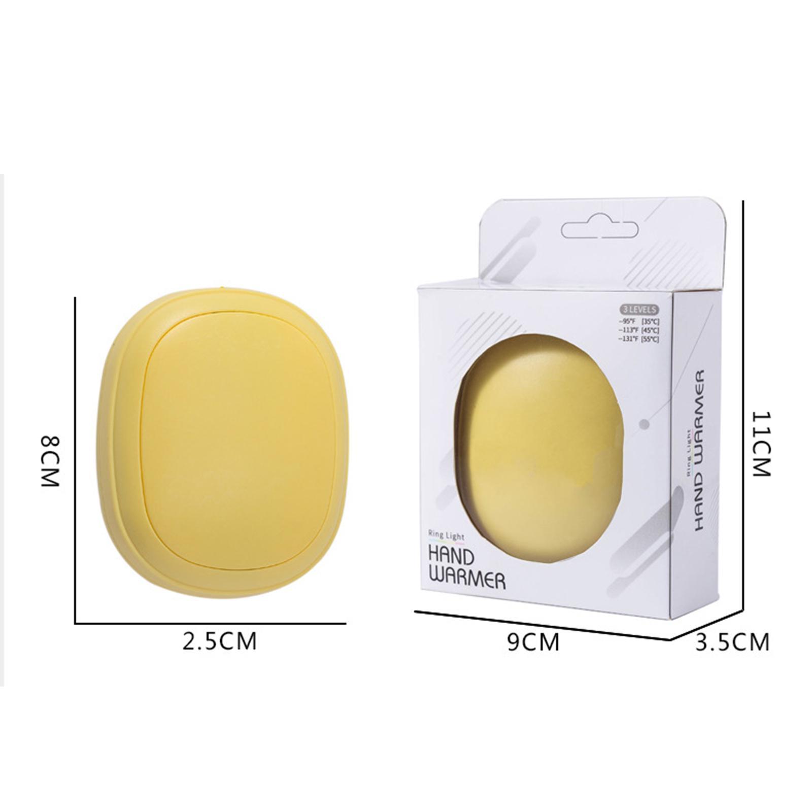 2pcs Hand Warmer -Sided Heating Hand Hold Reusable for Winter