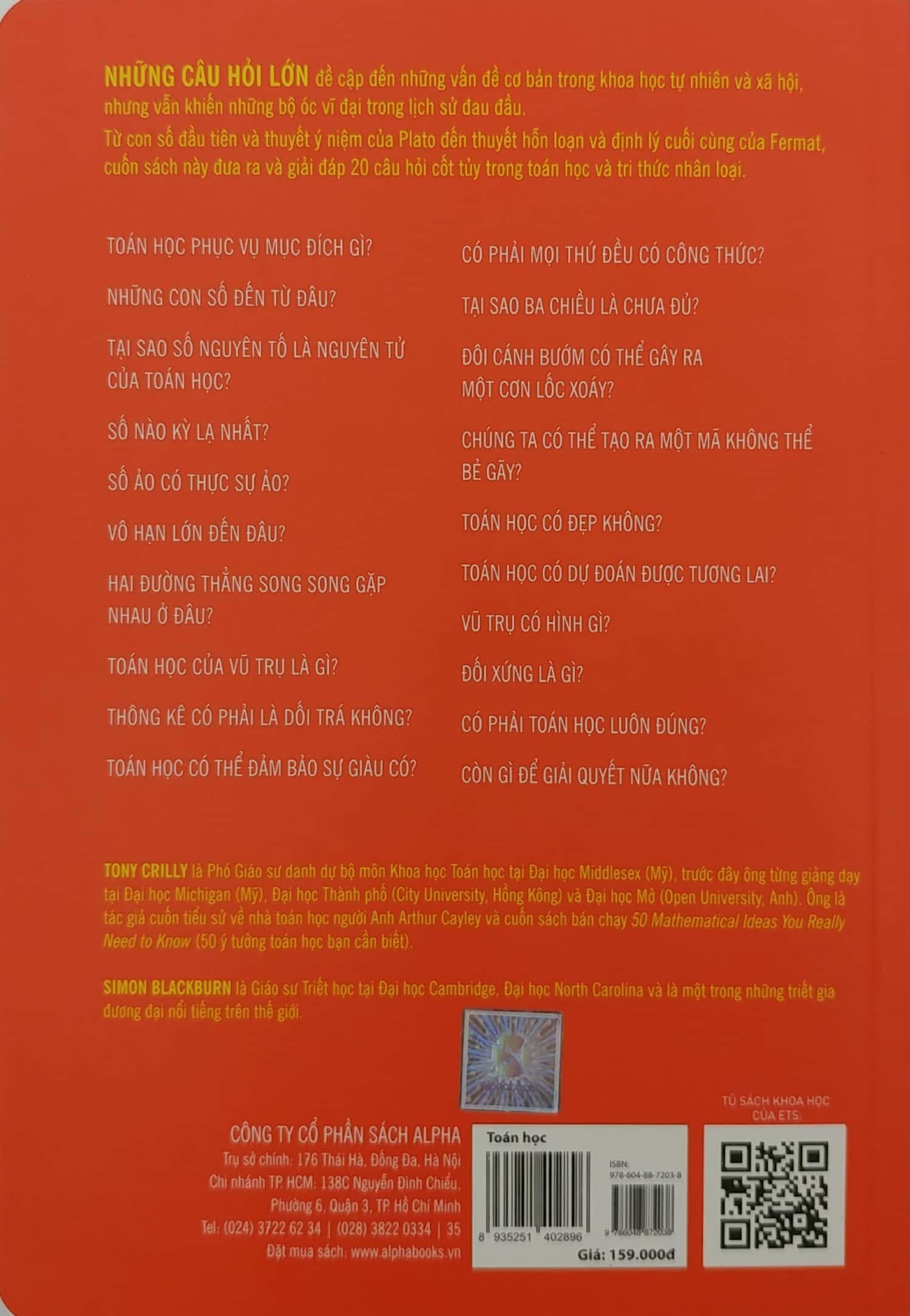 Những Câu Hỏi Lớn - Toán Học