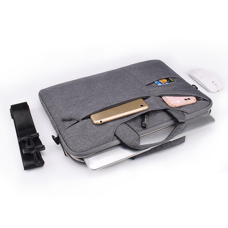 Laptop Túi 13/14/15 Inch Túi Xách Nhiều Túi Laptop Máy Tính Túi Xách Dành Cho Macbook Air pro Cặp