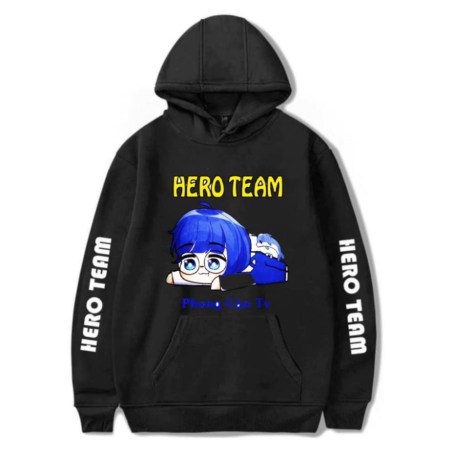 Sale 50% BST Áo HOODIE HERO TEAM - MINI WORLD - MINICRAFT kèm quà tặng bịt mặt