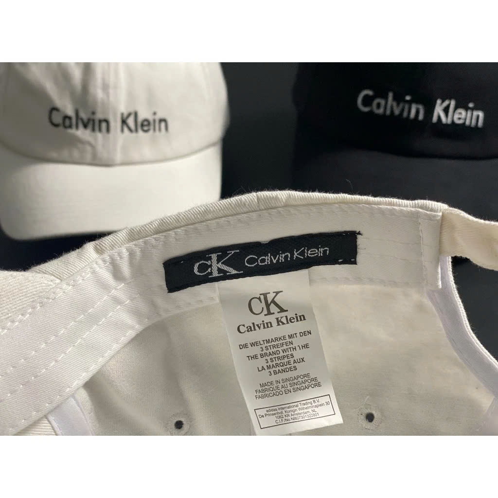 Mũ lưỡi trai, nón kết nam nữ Calvin K vải Kaki đẹp Form chuẩn (Ảnh thật)