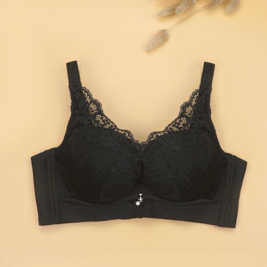 Áo Lót Nâng Ngực Nữ Không Gọng Bra Đệm Mút Mềm Dày LUPERI LUAL860 Bản 3 Móc Chắc Chắn Phối Ren Cho Người Ngực Vừa Và Nhỏ