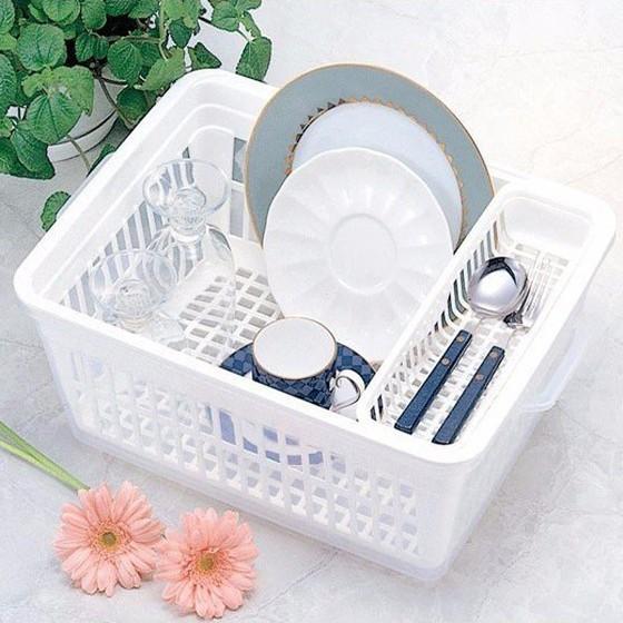Rổ úp bát đĩa có nắp Inomata NỘI ĐỊA NHẬT BẨN
