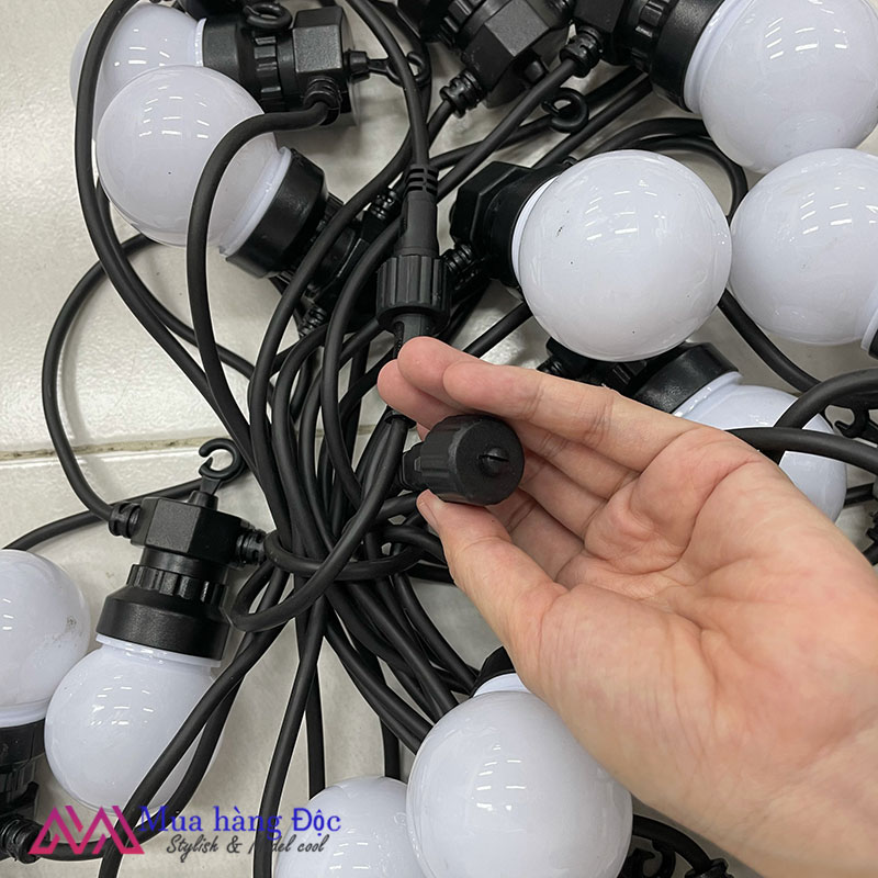 Đèn Trang Trí Dây Đèn Led Trang Trí G50 Bóng lớn 5cm Bóng Lớn Cắm Điện chống nước