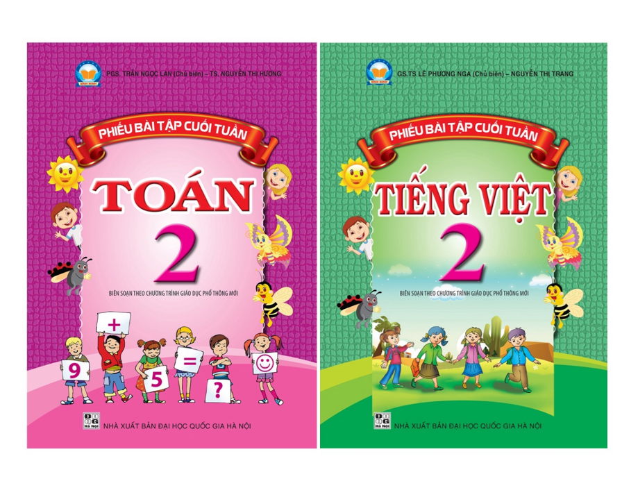 Sách Phiếu Bài tập cuối tuần Toán + Tiếng Việt 2 - Cánh Diều