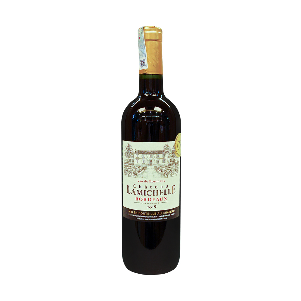 Rượu Vang Đỏ  Pháp Château Lamichelle AOP Bordeaux 750ml 14% Pháp - Chính Hãng