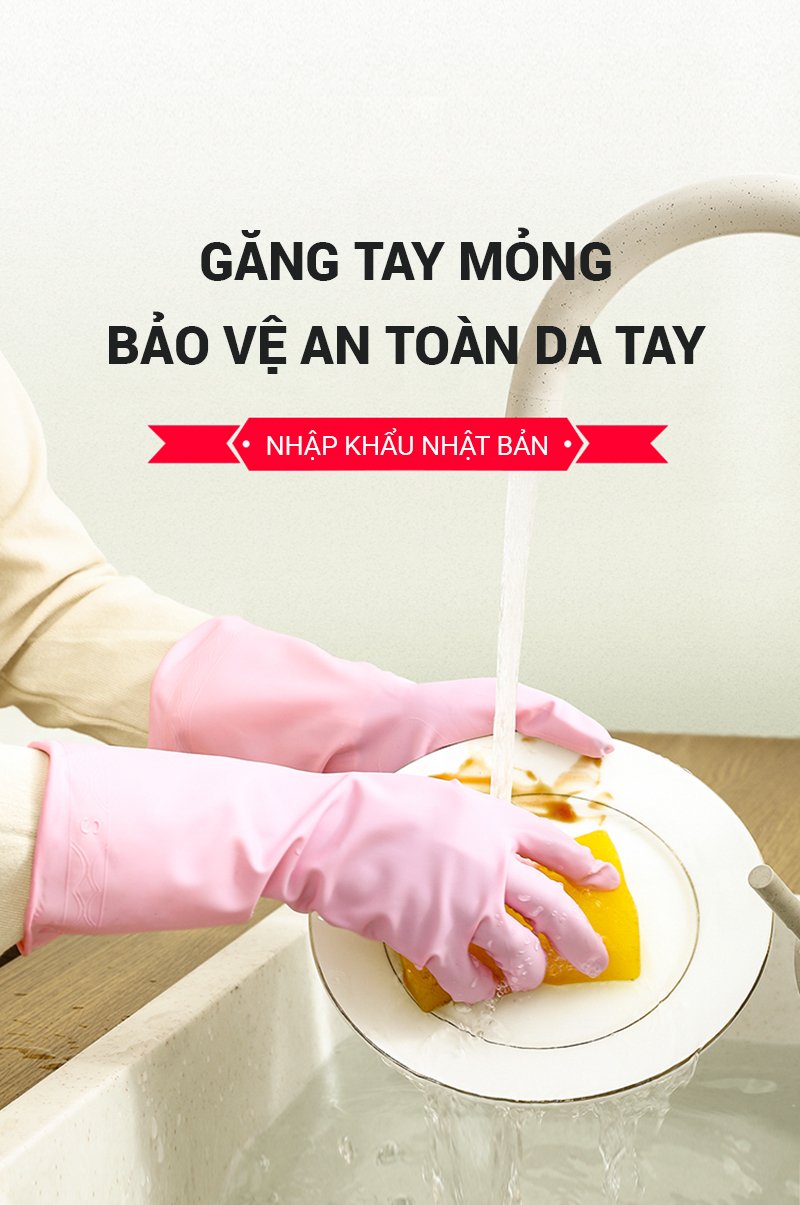 GĂNG TAY RỬA BÁT SEIWA NHẬT