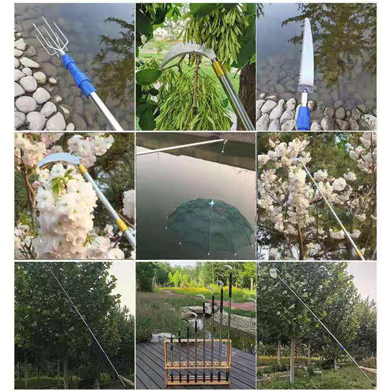 Fruit Picker Orchard Tool Garden Equipment Extendable Accs Fruit Picker Tool