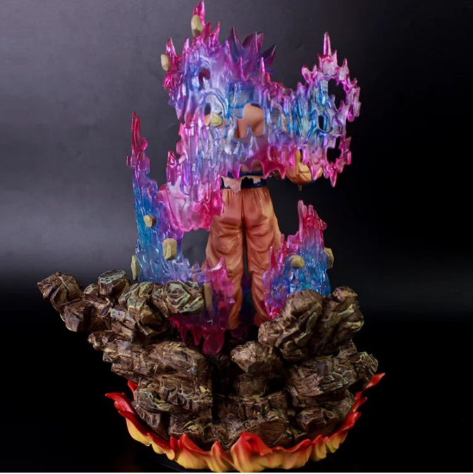 Mô hình Goku supper saiyan Dragon ball có Led 35cm