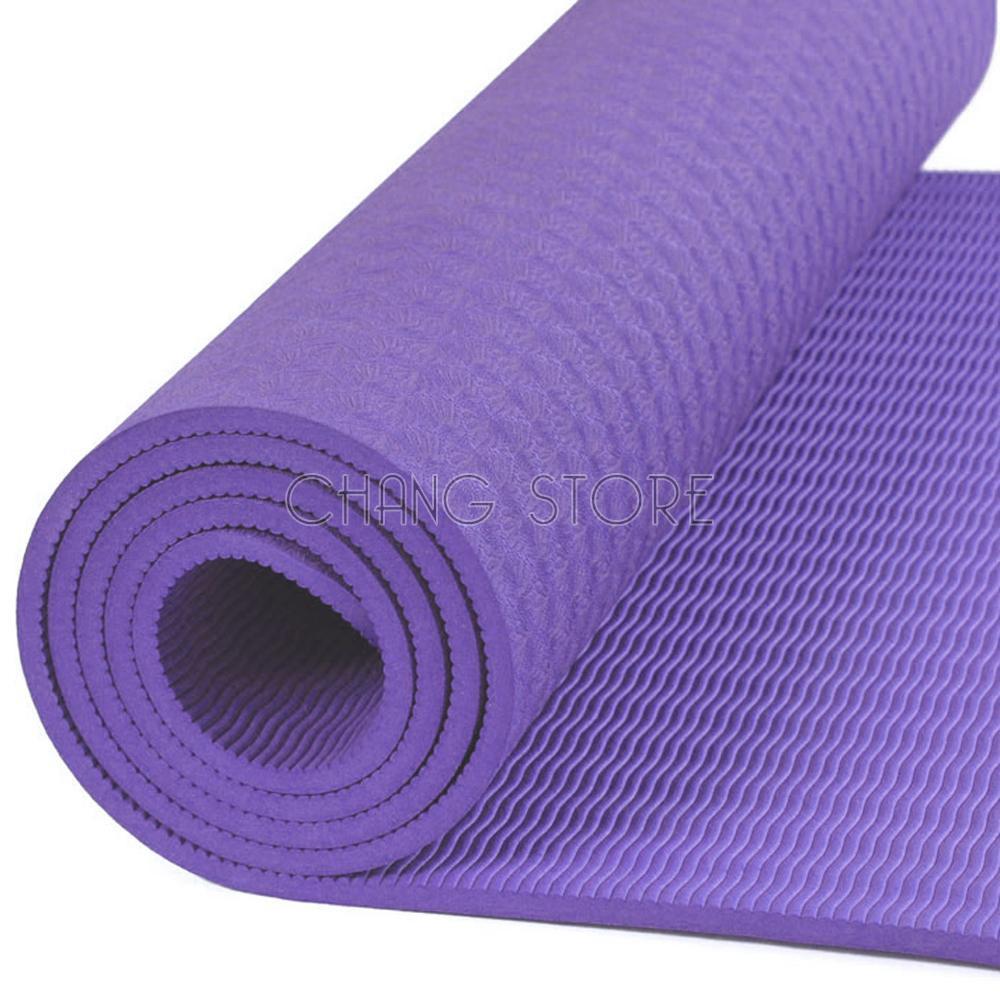 Thảm tập Yoga - Gym 2 LỚP Cao Su Non Dày, Êm Chống Trơn Trượt