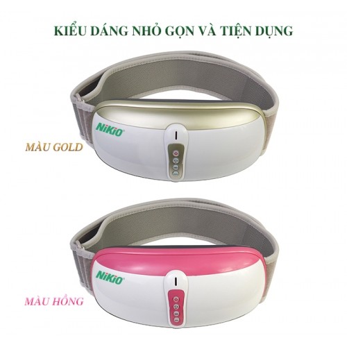 Đai Massage Bụng Nikio NK-169AC - Công Nghệ Rung, Lắc Và Xoa Bóp Tiên Tiến, Kết Hợp Hồng Ngoại Hỗ Trợ Giảm Mỡ Bụng, Làm Săn Chắc Cơ Cực Nhanh