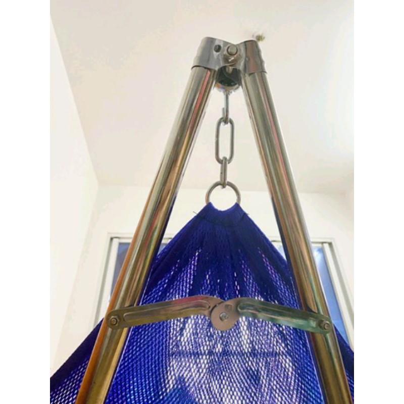 Võng Inox 1984 Dòng Cao Cấp - dày nặng 8,5kg