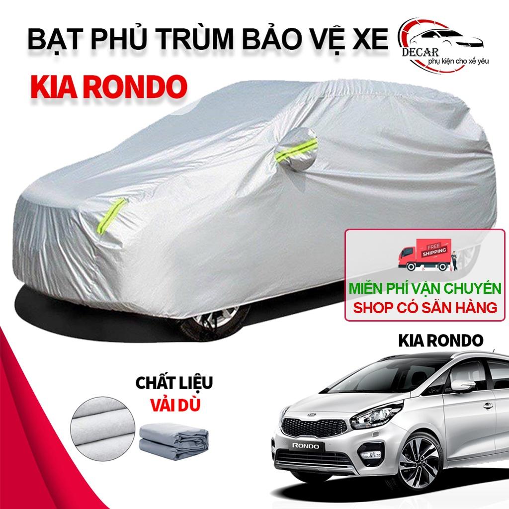 Bạt phủ xe ô tô 3 lớp thông minh, vải dù oxford cao cấp, áo trùm bảo vệ xe kia rondo che nắng,nóng,mưa