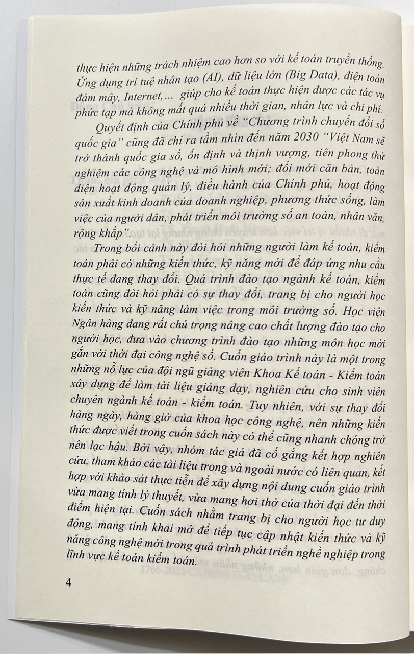 Sách - Giáo TRình Kế Toán Trong Môi Trường Số