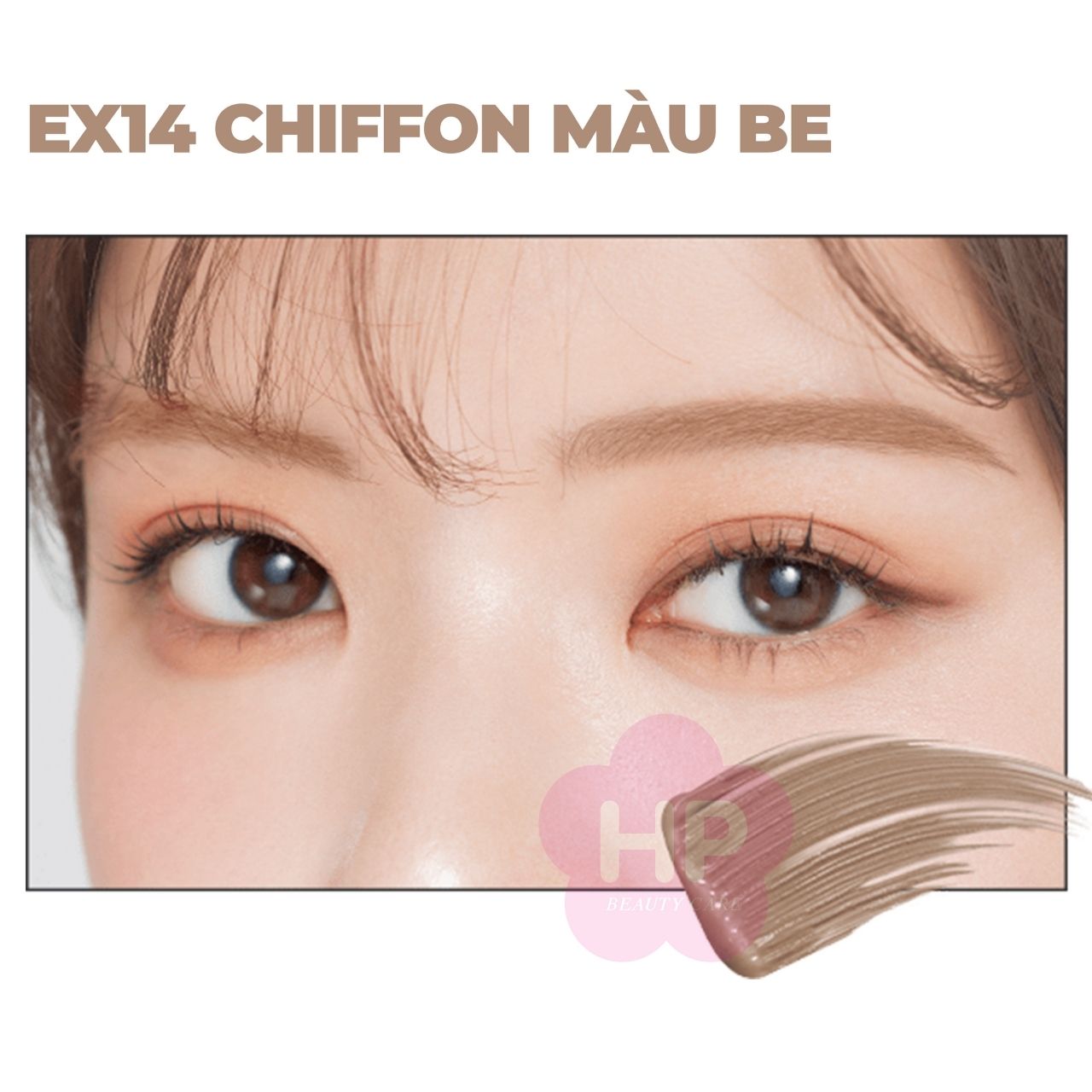Mascara Chải Đổi Màu Lông Mày Chống Trôi Siêu Bền Kissme Heavy Rotation Coloring Eyebrow EX 8g ( Màu Be Sáng 14 )