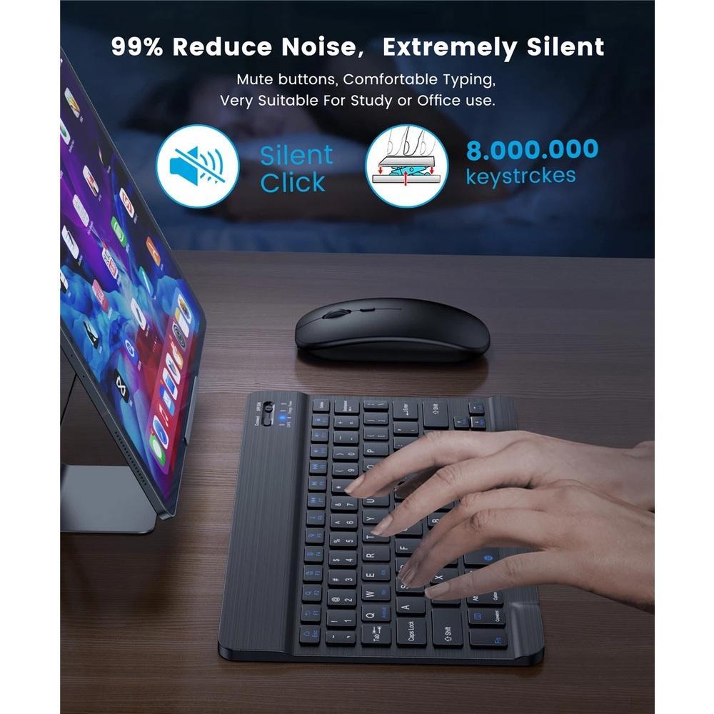 Bộ Bàn Phím Bluetooth Không Dây 10 inch Cho Xiaomi Pad 5 Pro MiPad 5 Mi Pad 4 Plus 3 2 1