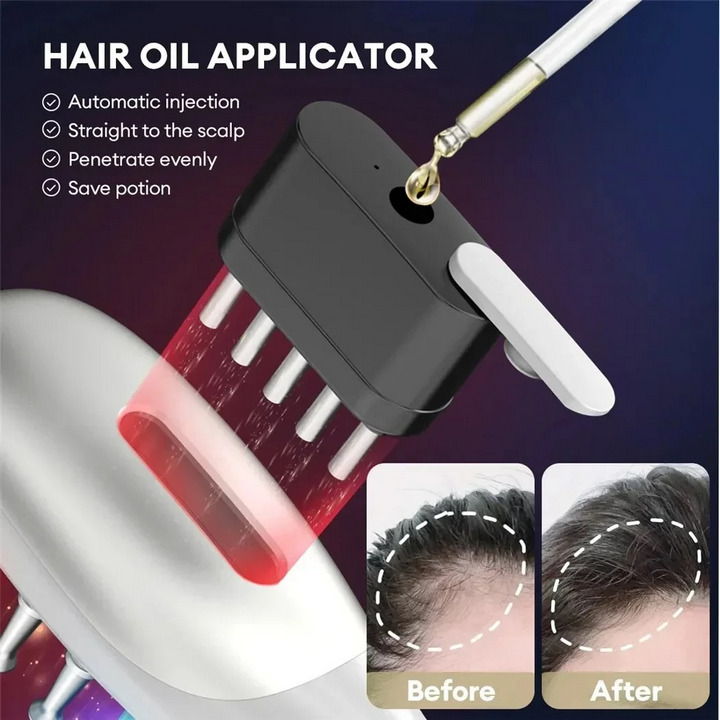 Lược Massage Công Nghệ EMS Giúp Tóc Tăng Trưởng Và Giảm Rụng Tóc - Home Decor Furniture