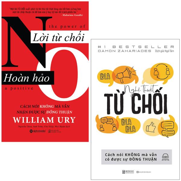 Combo Sách Nói Lời Từ Chối: Nghệ Thuật Từ Chối + Lời Từ Chối Hoàn Hảo