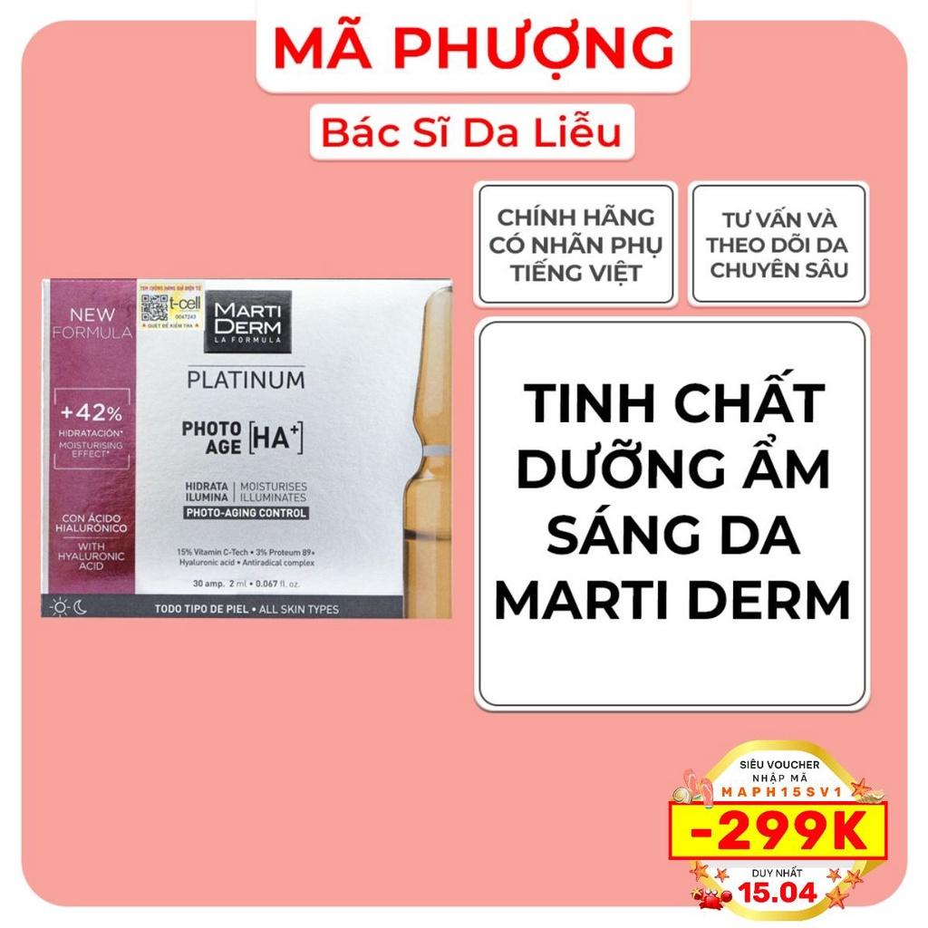 (ỐNG LẺ) Tinh chất dưỡng ẩm, sáng da và chống lão hóa Martiderm Photo Age HA+ chứa 15% Vitamin C ( ỐNG LẺ )