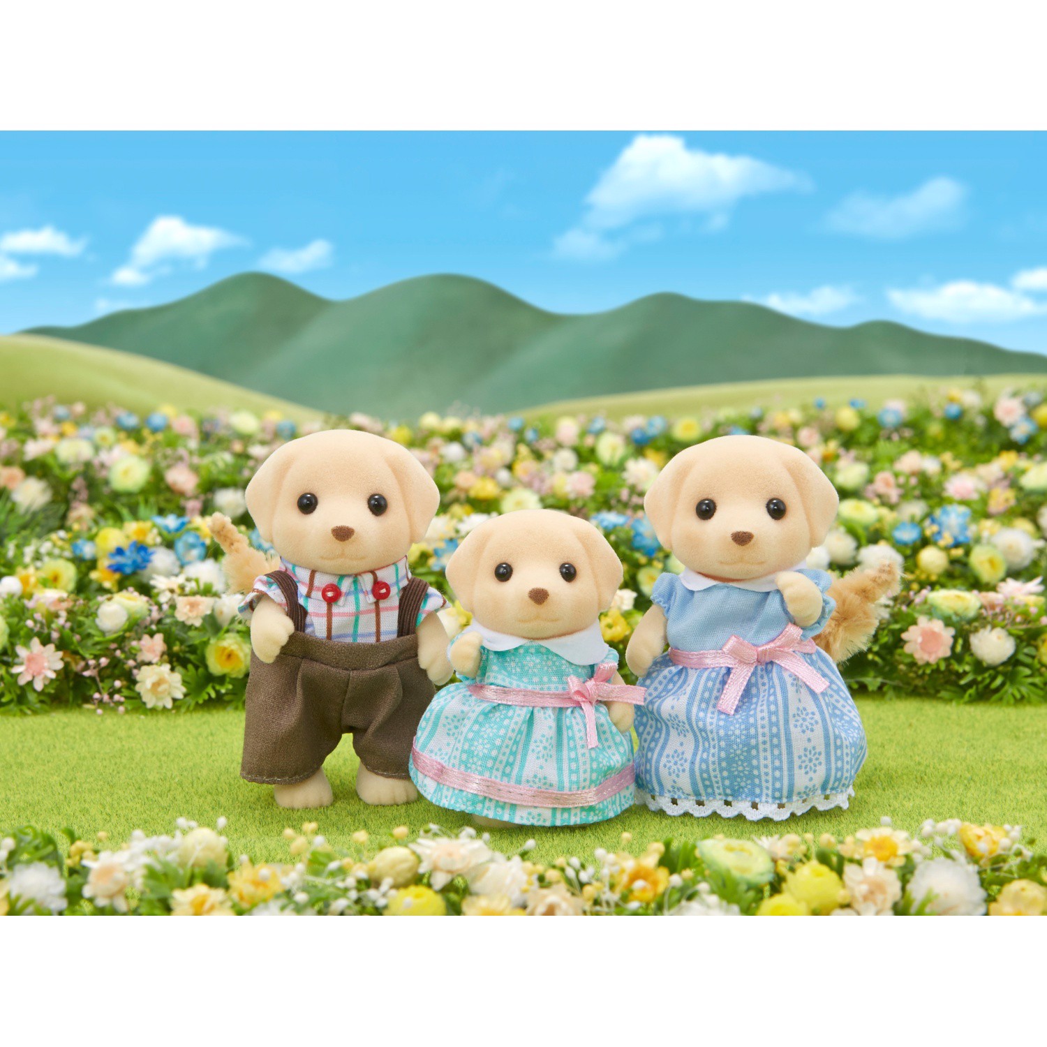 Đồ chơi mô hình Sylvanian Families Gia đình chó Labrador - 3 nhân vật