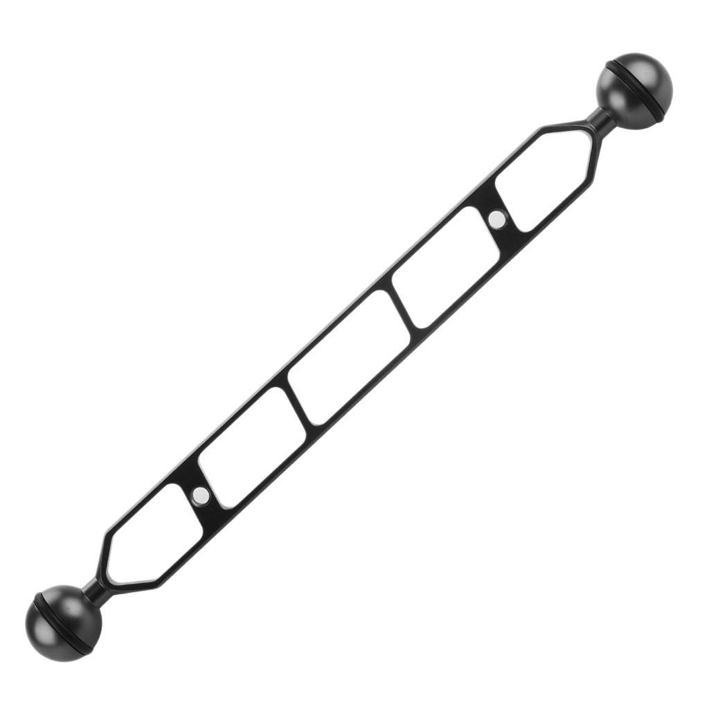 CNC Ball Head Butterfly Clip 11" Light Arm for Camera Black