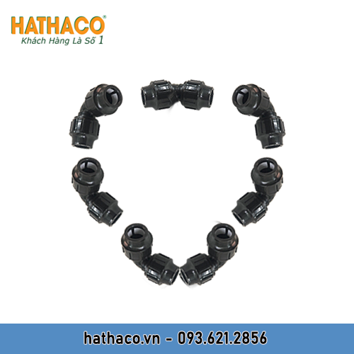 Cút Đều 75 HATHACO (Co 90 Độ) Dùng Cho Ống HDPE