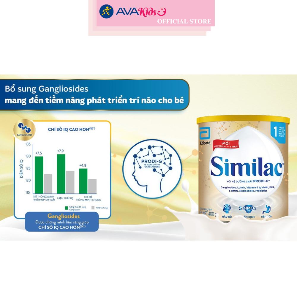 Sữa bột Similac 5G số 1 400g (0 - 6 tháng)