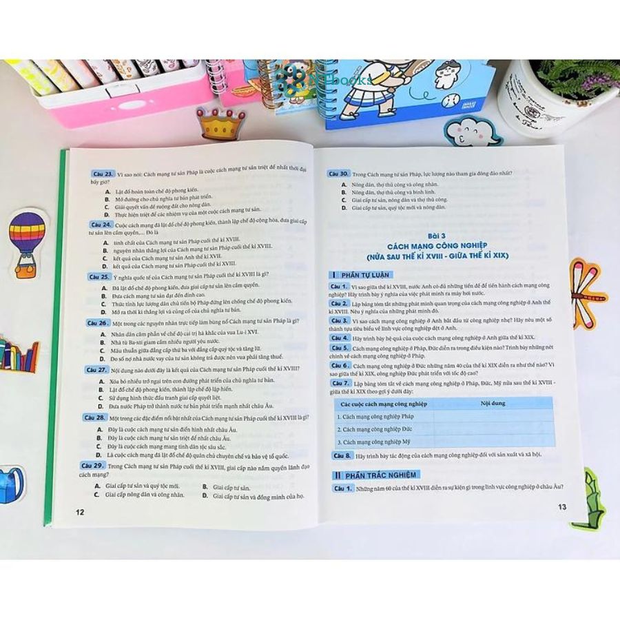 Sách Phát Triển Năng Lực Lịch Sử 8