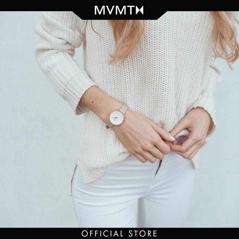 Đồng hồ Nữ MVMT dây da 32mm - MOD D-FB01-RGNU