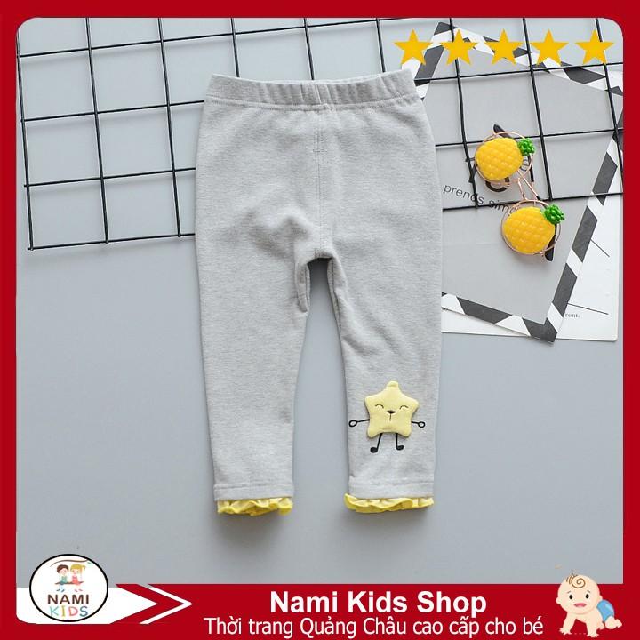 Quần legging ngôi sao chất thun cotton mỏng mát cho bé