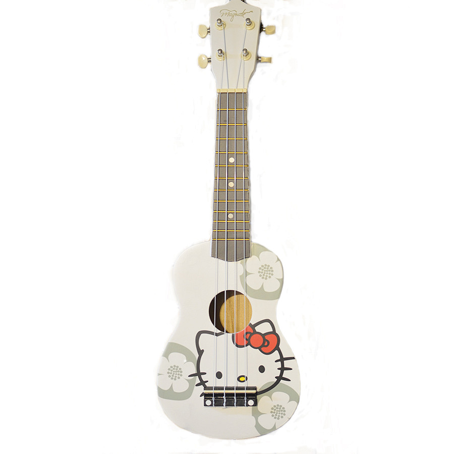 Đàn Ukulele Soprano Magnate hình Hello Kitty (tặng bao đựng, sách học, phím gảy)