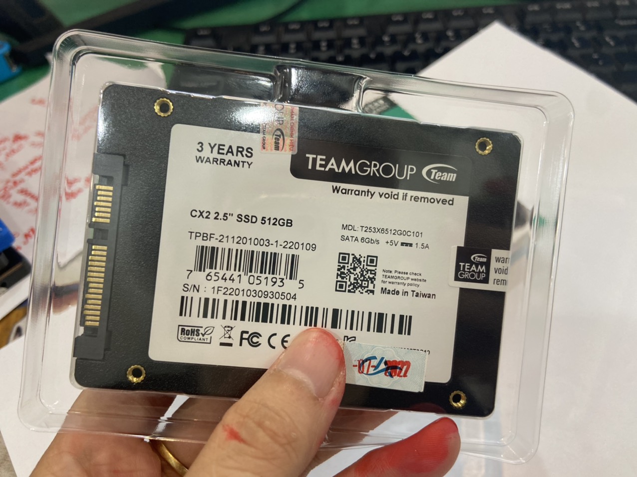 Ổ cứng SSD 512 - TEAMGROUP - Tốc độ cao - Vỏ Nhôm - Sịn- Hàng Chính Hãng