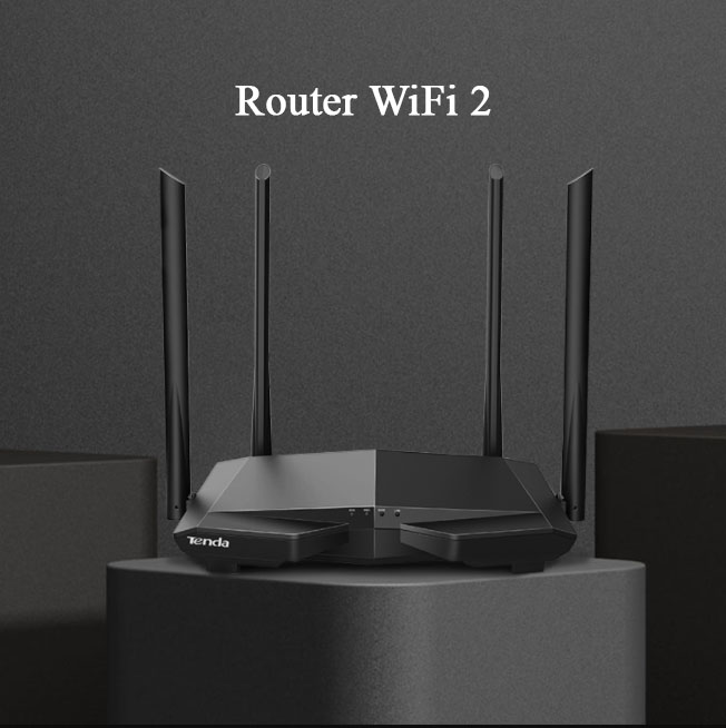 Bộ phát wifi chuẩn 1200Mbps băng tần kép Wireless Router AC6 Tenda hàng chính hãng