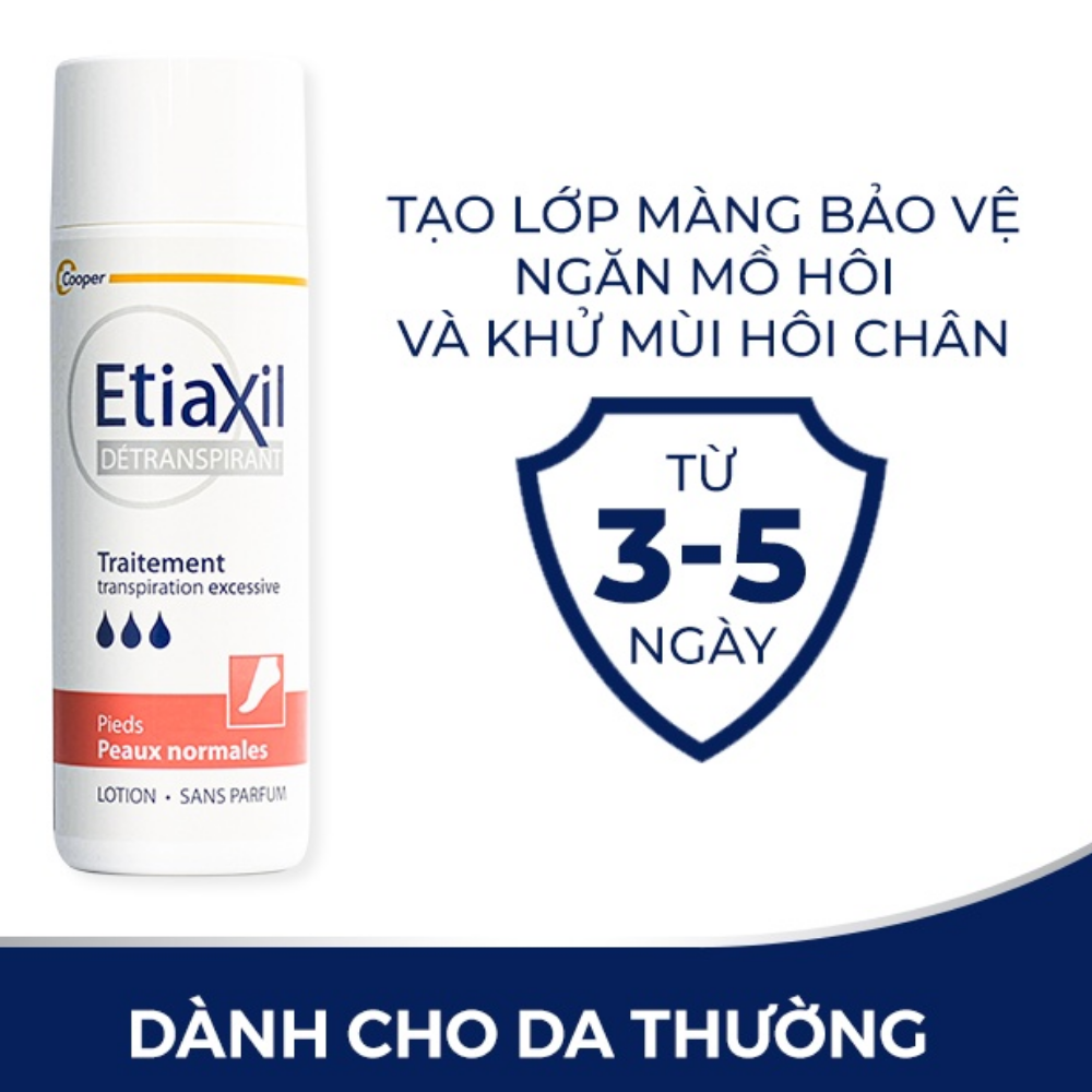 Etiaxil khử mùi 100ml giúp ngăn mùi và mồ hôi chân