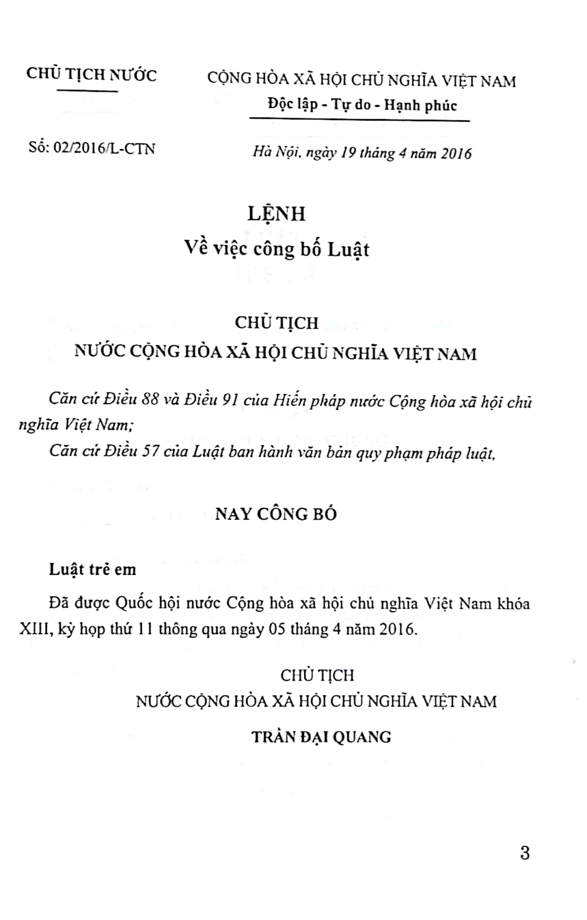 Luật Trẻ em