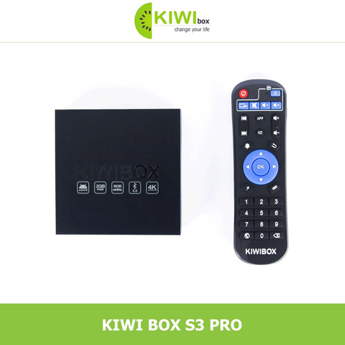 Tivi Box  Kiwi S3 Pro - Phiên Bản 2021 - Ram2G/16G - Android 10 -Cầu Hình Siêu Khủng - Hàng Chính Hãng