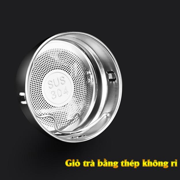 Bình giữ nhiệt Wavecom Inox thông minh – Đèn LED hiển thị nhiệt độ ( Dung tích 500ml )